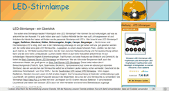 Desktop Screenshot of ledstirnlampe.de